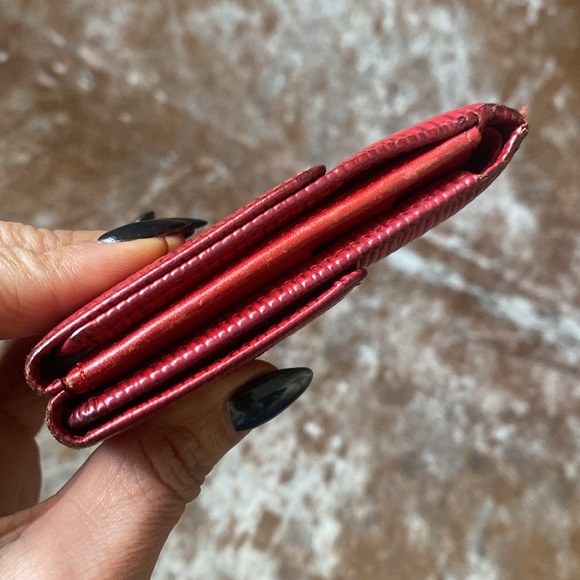 LOUIS VUITTON Epi red Portefeuille Elise Compact - Picture 5 of 11